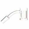 Shop Shooters - 25mm Flat Top Quartz Banger & Slitted Insert - 14mm Male 45º in australian