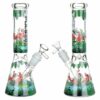 Shop Chillin' Flamingos Glass Beaker Water Pipe | 14mm F in australian