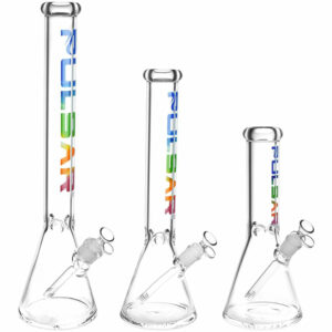 Shop Illustrious Glass Beaker Water Pipe | 14mm F | Colors Vary in australian