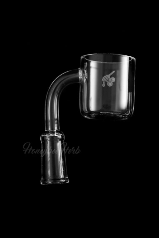 Shop Honeybee Herb Honey Bucket Quartz Banger - Yellow Line in australian