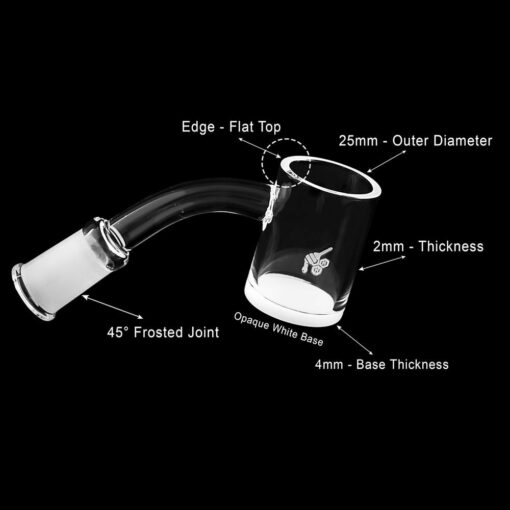 Shop HONEY & MILK QUARTZ BANGER - 45° DEGREE | YL in australian