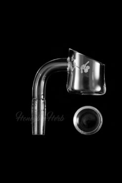 Shop Honeybee Herb Honey Cup Quartz Banger - Yellow Line in australian