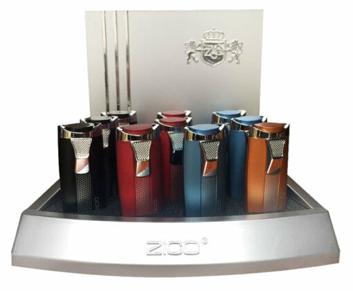 Shop Zico Refillable Torch Lighters 10 Piece Display in australian