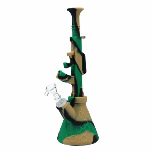 Shop RGR Canada 11.5" AK47 Novelty Silicone Bong with Glass Bowl in australian