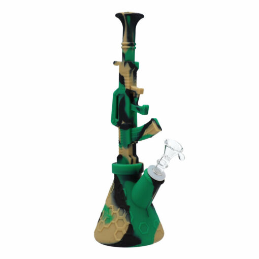 Shop RGR Canada 11.5" AK47 Novelty Silicone Bong with Glass Bowl in australian
