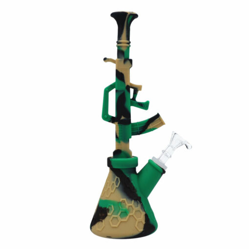 Shop RGR Canada 11.5" AK47 Novelty Silicone Bong with Glass Bowl in australian
