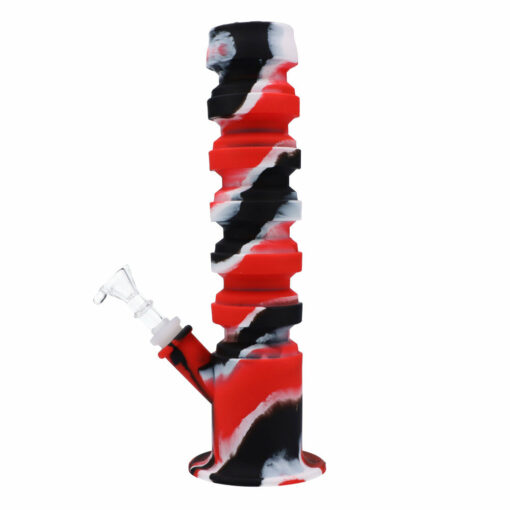Shop RGR Canada 11.5" Silicone & Glass Hybrid Straight Bong | 14mm Bowl in australian