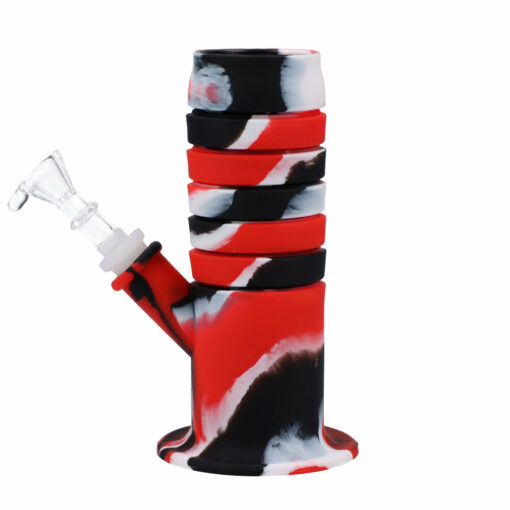 Shop RGR Canada 11.5" Silicone & Glass Hybrid Straight Bong | 14mm Bowl in australian