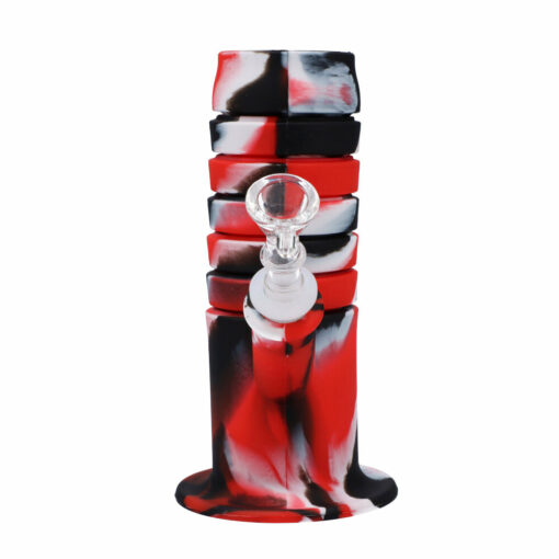 Shop RGR Canada 11.5" Silicone & Glass Hybrid Straight Bong | 14mm Bowl in australian