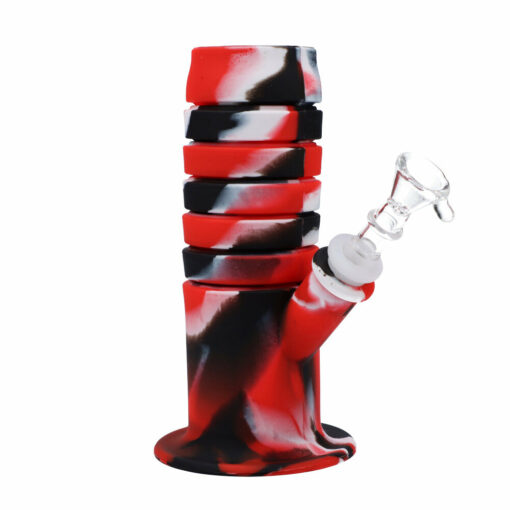 Shop RGR Canada 11.5" Silicone & Glass Hybrid Straight Bong | 14mm Bowl in australian