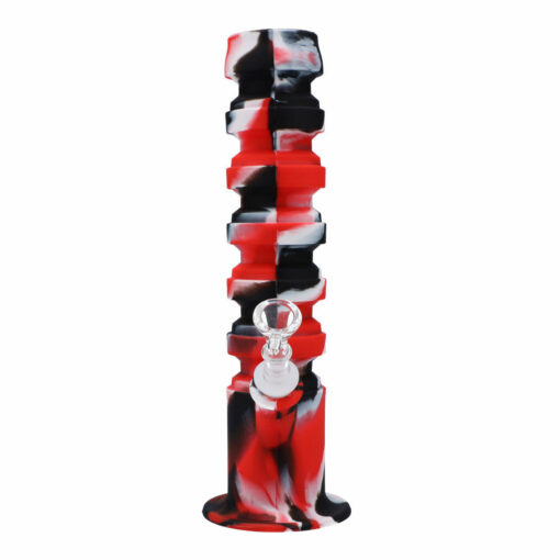 Shop RGR Canada 11.5" Silicone & Glass Hybrid Straight Bong | 14mm Bowl in australian