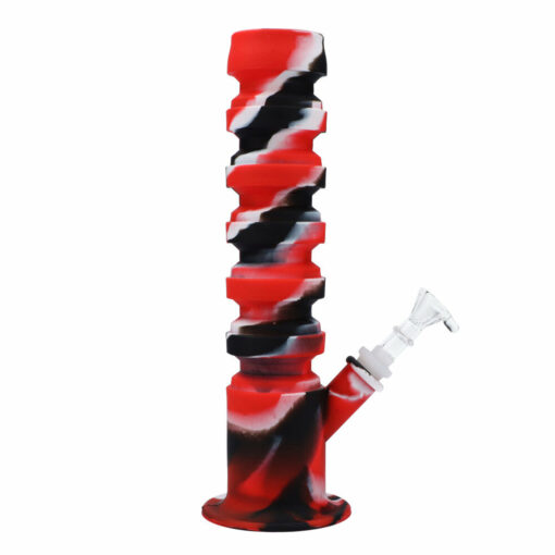 Shop RGR Canada 11.5" Silicone & Glass Hybrid Straight Bong | 14mm Bowl in australian