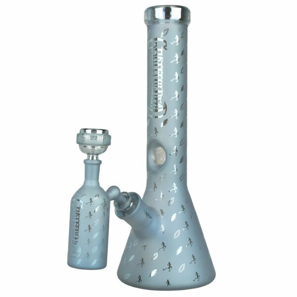 Shop Grateful Dead Bolts And Skellies Glass Beaker Water Pipe Set | 13.75" | 14mm F in australian