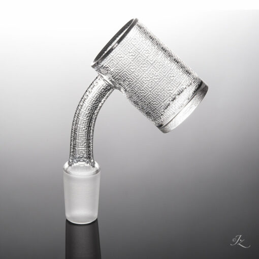 Shop Quave CB - Flat Top Banger Tessellated - XXL - 14mm Male 45º Beveled in australian