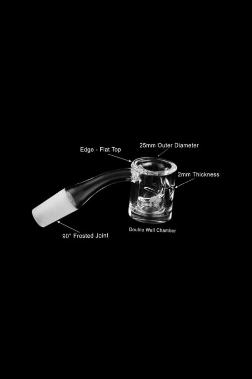Shop Honeybee Herb Honey Chamber Quartz Banger - Yellow Line in australian