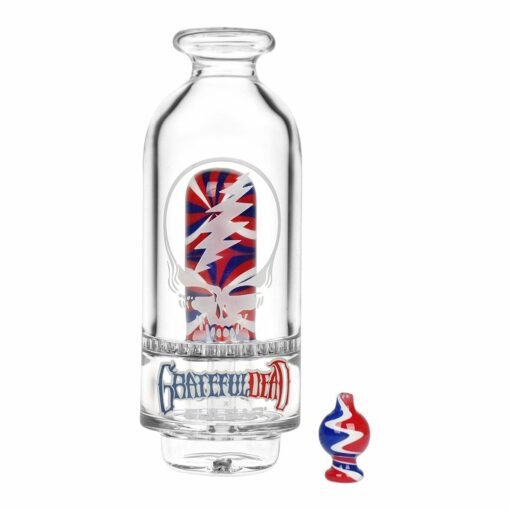 Shop Grateful Dead x blast Stealie Attachment Set for Puffco Peak 6" in australian