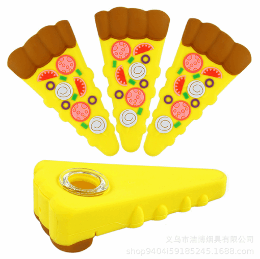 Shop Silicone Pizza Slice Hand Pipe in australian
