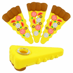 Shop Silicone Pizza Slice Hand Pipe in australian