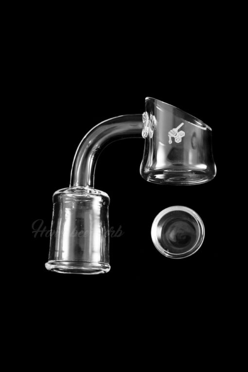 Shop Honeybee Herb Honey Cup Quartz Banger - Yellow Line in australian