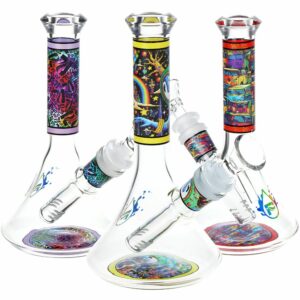 Shop Design Series Flared Beaker Glass Water Pipe | 6.75" | 14mm F in australian
