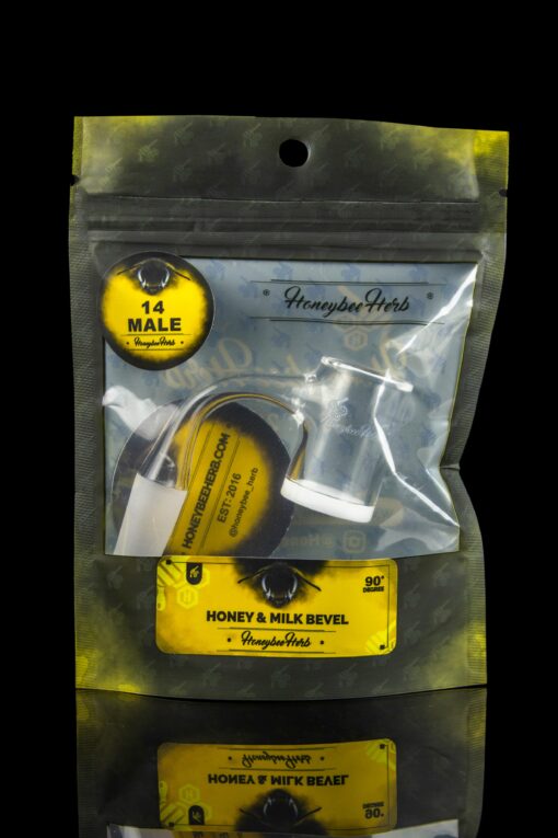 Shop Honeybee Herb Honey & Milk Bevel Quartz Banger in australian