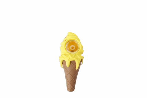 Shop Silicone Ice Cream Cone Hand Pipe in australian