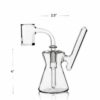 Shop GRAV® Hourglass Pocket Bubbler Rig - Clear in australian