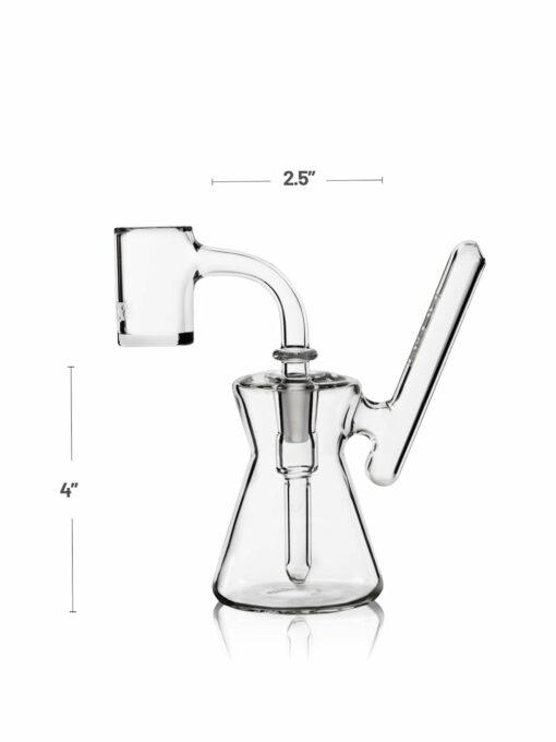 Shop GRAV® Hourglass Pocket Bubbler Rig - Clear in australian