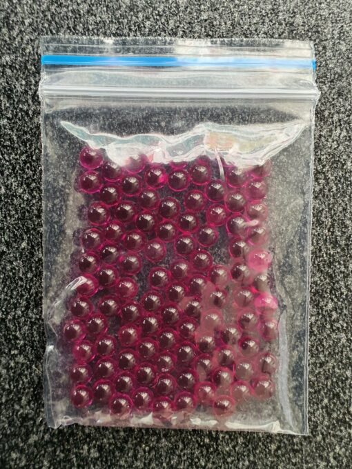 Shop Ruby Balls - 3mm or 4mm Bags in australian
