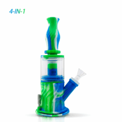 Shop Waxmaid 4 in 1 Double Percolator Silicone Water Pipe in australian