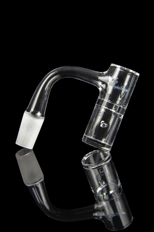 Shop Honeybee Herb Honey Well Quartz Banger - Black Line in australian