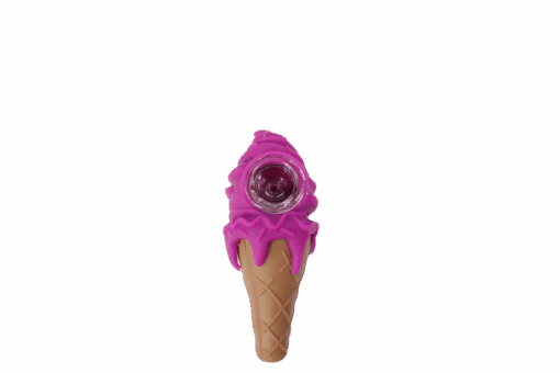 Shop Silicone Ice Cream Cone Hand Pipe in australian
