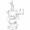 Shop Pulsar Kicked Back Recycler Rig - 7.5" / 14mm F / Clear in australian