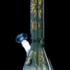 Shop Famous Design- Astral Power Beaker Water Pipe -Transparent Black-12in in australian