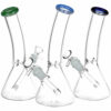 Shop Classic Bent Neck Beaker Glass Water Pipe | 14mm F | Colors Vary in australian