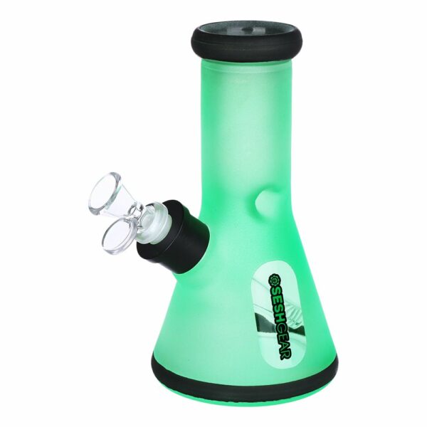 Shop SeshGear Glass Beaker Water Pipe Smokers' Kit | 8" | 14mm F in australian