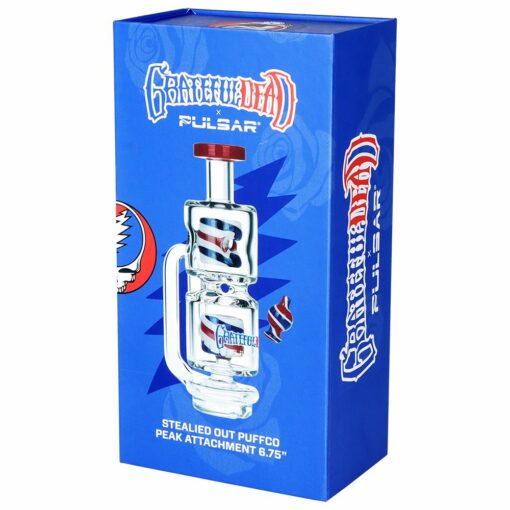 Shop Grateful Dead Stealied Out Attachment for Puffco Peak - 6.75" in australian