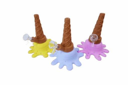 Shop Silicone Splat Ice Cream Mini Bubbler in australian