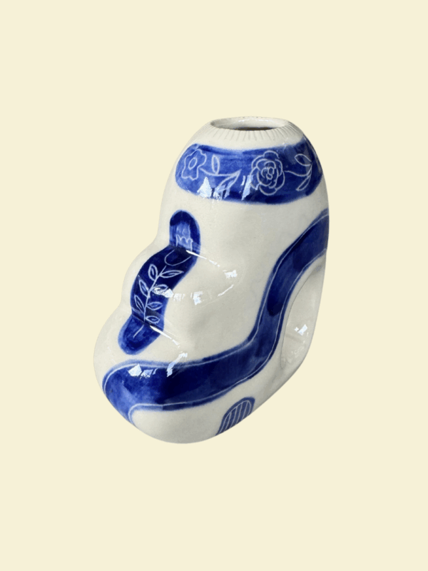 Shop Blue Lines Vase in australian