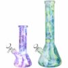Shop Marbled Glass Beaker Water Pipe | 14mm F in australian