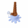 Shop Silicone Splat Ice Cream Mini Bubbler in australian