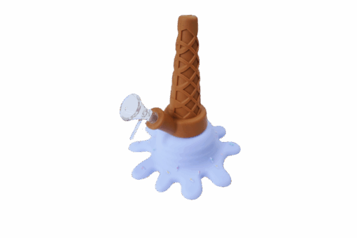 Shop Silicone Splat Ice Cream Mini Bubbler in australian