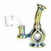 Shop Time Warp Electroplated Glass Mini Dab Rig | 4.75
