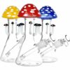 Shop Marvelous Mushroom Melange Glass Water Pipe - 8.25" / 14mm F / Colors Vary in australian