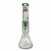 Shop 420 Cartel Beaker Bong with Tree perc 30cm Green in australian