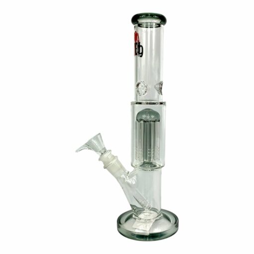 Shop 420 Cartel Tree Perc Straight Shooter Bong 30cm Ash Green in australian