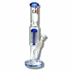 Shop 420 Cartel Tree Perc Straight Shooter Bong 30cm Blue in australian