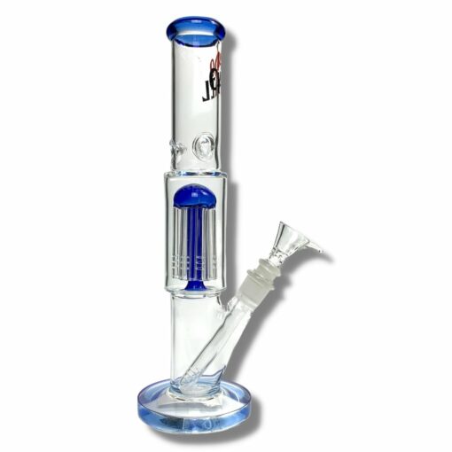 Shop 420 Cartel Tree Perc Straight Shooter Bong 30cm Blue in australian