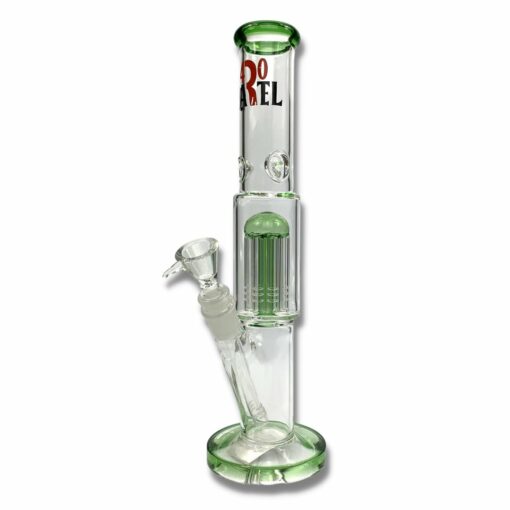 Shop 420 Cartel Tree Perc Straight Shooter Bong 30cm Green in australian