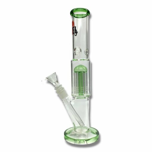 Shop 420 Cartel Tree Perc Straight Shooter Bong 30cm Green in australian
